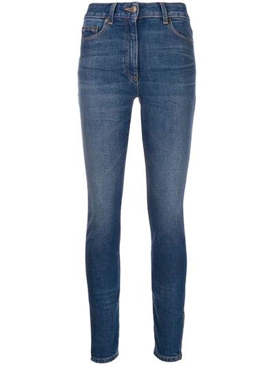 Moschino Women's  Blue Cotton Jeans