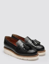 GRENSON WOMENS GRENSON CLARA VIBRAM TASSEL LOAFER,4037-01D-3