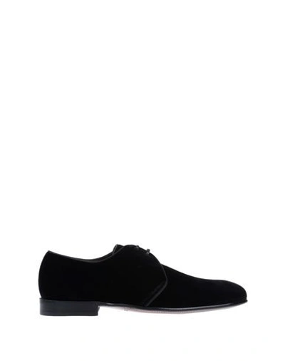 Dolce & Gabbana Lace-up Shoes In Black