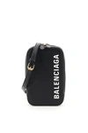 BALENCIAGA BALENCIAGA PHONE BAG WITH SHOULDER STRAP CASH LOGO
