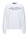 Dsquared2 Sweatshirts In White