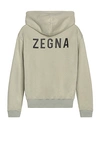 ERMENEGILDO ZEGNA X FEAR OF GOD SLIM FIT HOODIE,FGNF-MK7