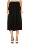 Balenciaga Tracksuit Pleated Mid-length Skirt In Black