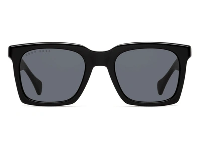 Hugo Boss Boss 1098/s Men's Rectangle Sunglasses In Grey