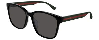 Gucci Gg0417sk M Square Sunglasses In Grey