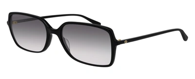 Gucci Gg0544s M Rectangle Sunglasses In Grey