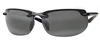 Maui Jim Banyans 412-02 Polarized Rectangle Sunglasses In Grey