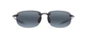 Maui Jim Hookipa 407-02 Polarized Rectangle Sunglasses In Grey