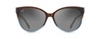 Maui Jim 'olu 'olu Cat Eye Polarized Sunglasses In Grey