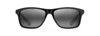 Maui Jim Onshore 798-02 Rectangular Polarized Sunglasses In Neutral Grey