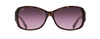 Maui Jim Rs295-10 Nalani Polarized Modified Oval Sunglasses In Tort,havana