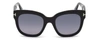 TOM FORD 0613 BEATRIX RECTANGLE SUNGLASSES