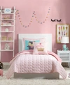 Urban Playground Helaine Twin Quilt Set - 2 Piece In Pink