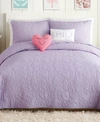 Urban Playground Heart 5-pc. Quilt Set, Full/queen In Lavender