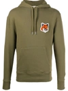 MAISON KITSUNÉ FOX PATCH DETAIL HOODIE