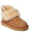 DEARFOAMS FIRESIDE BY DEARFOAMS WOMEN'S PERTH SHEARLING FOLDOVER BOOTS