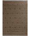 TRISHA YEARWOOD HOME CLOSEOUT! TRISHA YEARWOOD HOME SIDRA BORDER INDOOR/OUTDOOR 6'7" X 9'6" AREA RUG