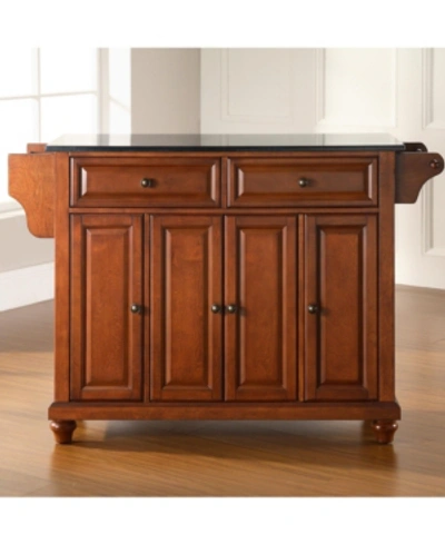 CROSLEY CAMBRIDGE SOLID GRANITE TOP KITCHEN ISLAND