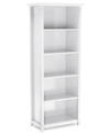 Simpli Home Amherst Bookcase In White