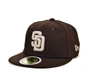 New Era San Diego Padres Mlb 2 Tone Link 9fifty Snapback Cap In Brown
