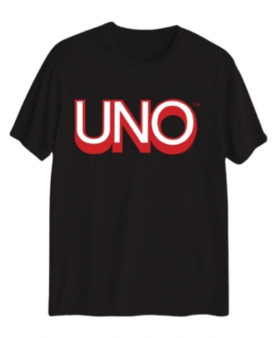 Hybrid Men's Mattel Uno Short Sleeve Graphic T-shirt In Black
