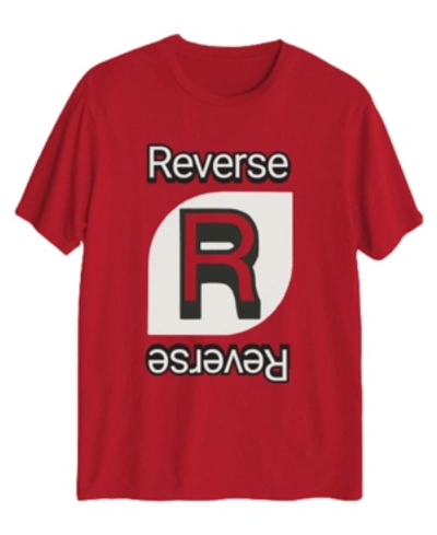 Hybrid Men's Mattel Reverse Short Sleeve Graphic T-shirt In Red