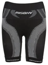 Misbhv Sport Active Graphic-print Shorts In Black White