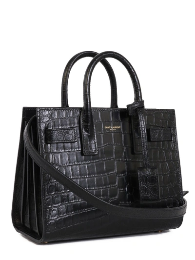 Saint Laurent Sac De Jour Nano Bag In Black