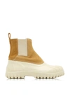 DIEMME BALBI SUEDE AND RUBBER BOOTS