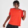 Nike Men's Dri-fit Miler T-shirt In Red