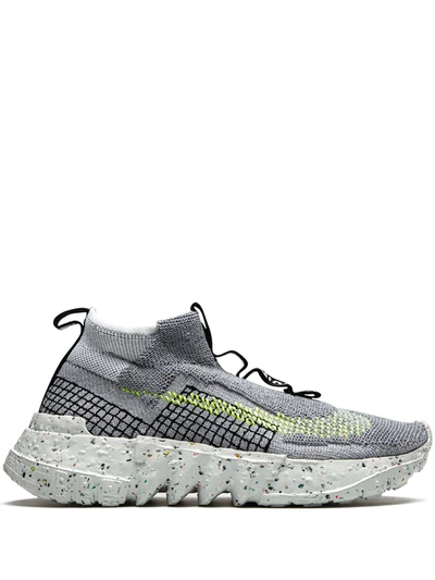NIKE SPACE HIPPIE 02 "GREY VOLT" SNEAKERS