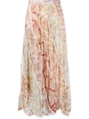 ZIMMERMANN LADYBEETLE SPLICED MIDI SKIRT