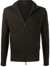 DELL'OGLIO SPREAD COLLAR CARDIGAN