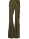 KENZO UTILITARIAN STRAIGHT-LEG TROUSERS