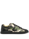 FENDI CAMOUFLAGE-PRINT LOW-TOP trainers