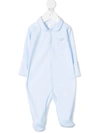 MARIE-CHANTAL SCALLOP-TRIMMED COTTON PAJAMA