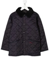 BARBOUR COLLARED QUILTED JACKET