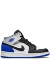 NIKE AIR JORDAN 1 MID "ROYAL WHITE" SNEAKERS