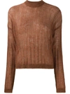 ALYSI RIBBED KNIT JUMPER