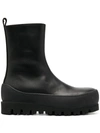 ANN DEMEULEMEESTER LIO CHUNKY-SOLE ANKLE BOOTS