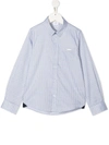 Hugo Boss Printed Button-up Shirt In White