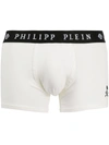 Philipp Plein Original Logo Waistband Boxers In White