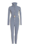 Cordova Signature Stretch-jersey Ski Suit In Black,blue