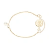 ANISSA KERMICHE LOUISE D'OR COIN BRACELET,ANKUA7F7GOL