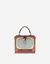Dolce & Gabbana Tv Dolce Box Bag In Hand-painted Wood