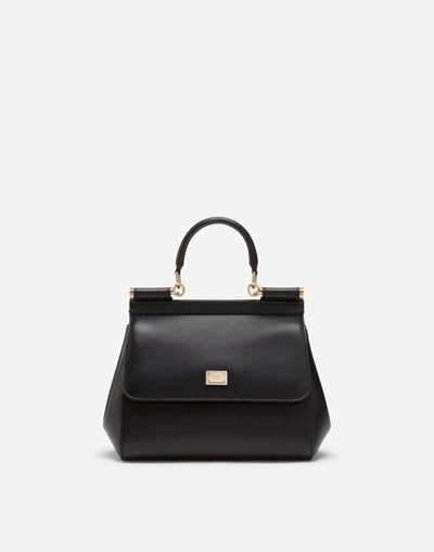 Dolce & Gabbana Small Sicily Bag In Aria Calfskin