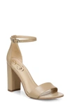 Sam Edelman Yaro Ankle Strap Sandal In Soft Beige