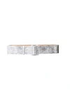 Msgm Belt With Buckle In Argento