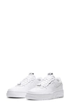 Nike Air Force 1 Pixel Sneaker In White/ White/ Black/ Sail