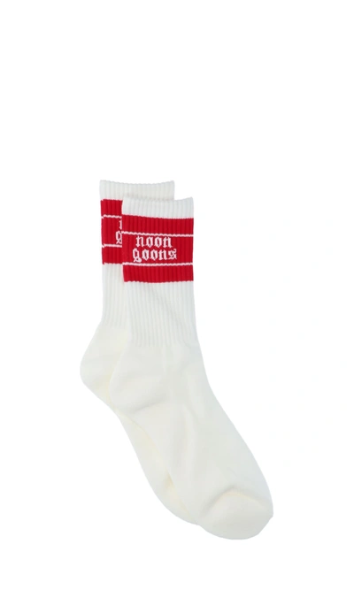 Noon Goons Logo Socks In White